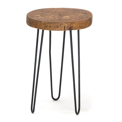 Baumscheiben Tisch Design Delights Beistelltisch aus Tamarindenholz