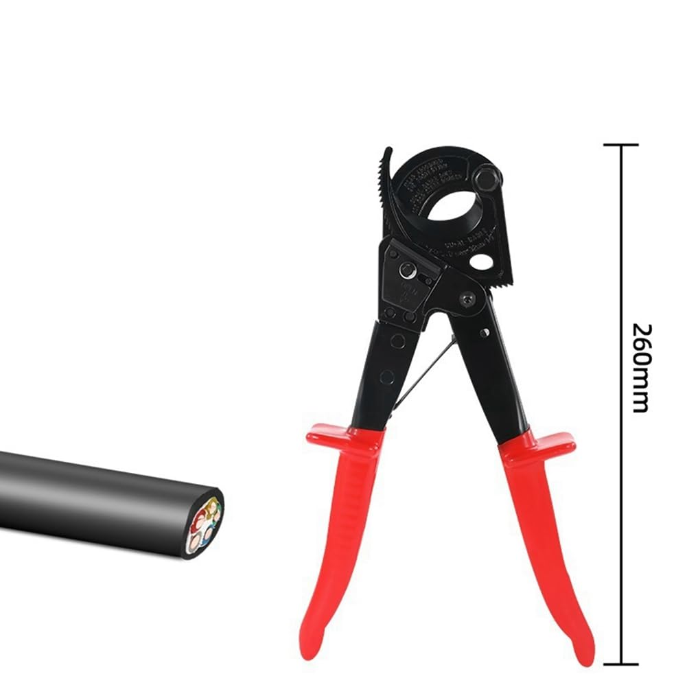 Tijeras para Cables con Trinquete Herramientas Manuales para Cortar Cables con Trinquete Herramientas Que Ahorran Mano de Obra Tijeras Alicates para Prensar Tijeras para Cables