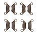 Race Driven Front and Rear Brake Pads for Polaris Sportsman 550 850 XP 1000 Scrambler 850 XP 1000 SP Highlifter Touring Ultimate Trail