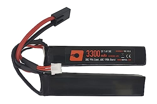 Batterie LiPo Grue 7,4 V pour de longues journées de simulation airsoft en forêt