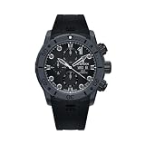 Edox Men's CO-1 45mm Black Rubber Band Carbon Fiber Case Sapphire Crystal Automatic Watch 01125 CLNGN NING