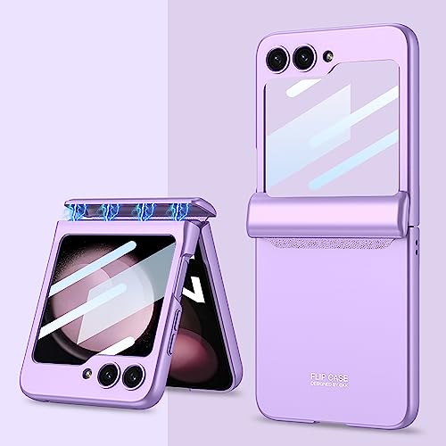 Cover for Galaxy Z Flip5 Case, Galaxy Z Flip5 Case with Hinge Cover