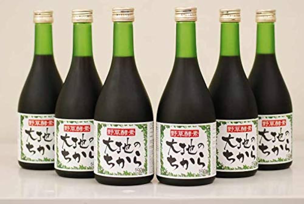 野草酵素 Amazon | 野草酵素大地のちから 6本セット | 野草酵素 | 消化酵素