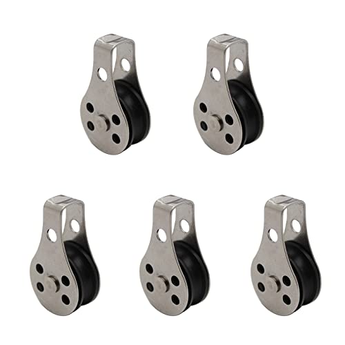 BEAR FLAG EDITION for 2PK All Steel Flat Mount Wire Rope Cable Pulley 2 1/2