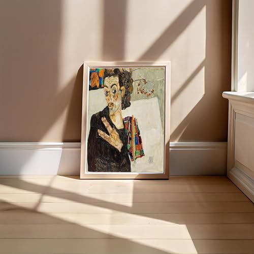 Image of BLINKART Henri Matis Aesthetic Art Walls With Frame | Natural Wood Texture | Living Room Bedroom Office Wall Decoration | Poster Home Decor Frames Wall Bedroom | 12x8 Inches (D354)
