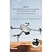 LUXWALLET Libra4 Quadkopter FPV Drohne mit Voll HD Kamera, GPS und 2-Ace Gimbal Suspension, 1.2km Entfernung, Orange