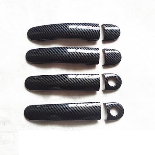 Autocollants de poignée de porte style carbone pour look urbain de VW Polo