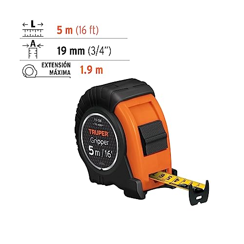 Cinta métrica Truper FH-5M 5 m miniatura 3