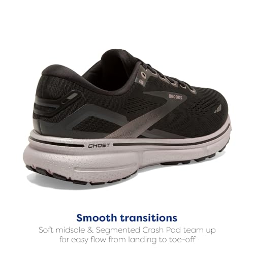 Brooks Brooks Women's Ghost 15 Neutral Running Shoe - Black/Rosegold - 5 Medium