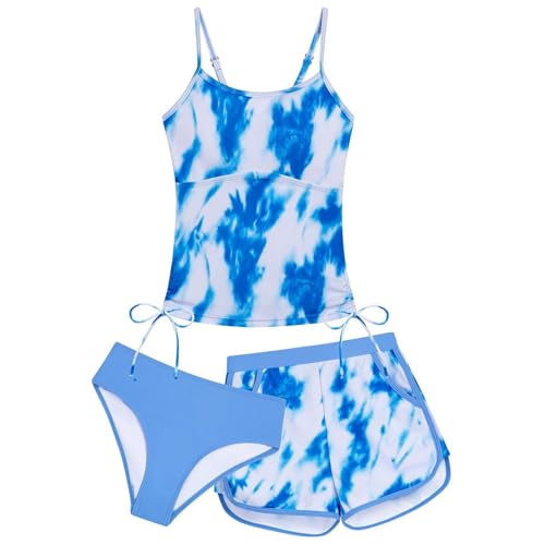 Bañador de niña 3 piezas para vacaciones tropicales y días de playa