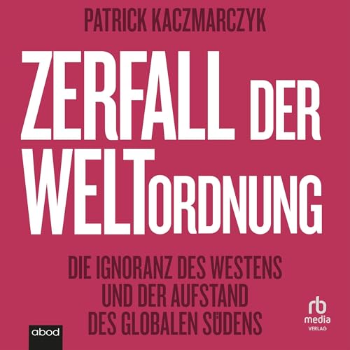 Page de couverture de Zerfall der Weltordnung