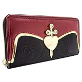 100% neu verpackte Produkt Alice In Wonderland Schlechte Königin der Herzen Schwarz Portemonnaie Geldbörse