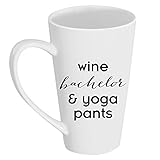 Wine Bachelor & Yoga Pants 17 oz Tall latte Mug