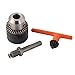 KSEIBI 291113 1/2" Drill Chuck with SDS Plus Adaptor and Grip Chuck Key, 3-Piece