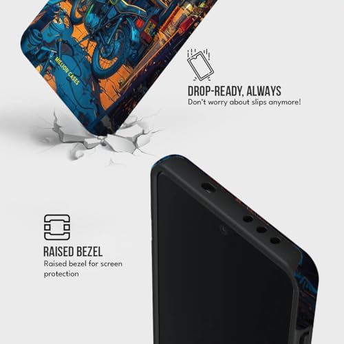 Image of MILLION CASES Back Cover Case for OnePlus 12 Scratch Resistant Anti-Slip Polycarbonate Shockproof Protective Durable Garage Dreams Crystal Case for Men & Boys