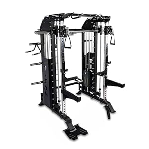 BODYPOWER TITAN MFT Elite – Multi-Functional Trainer with Counterbalanced Smith and Half Rack