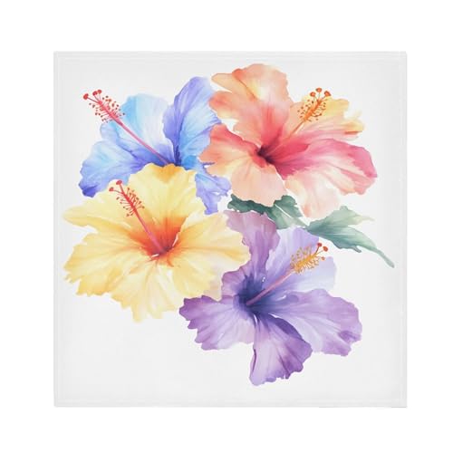 Servilletas de Tela Burbuja Flores Tropicales Set x6 20x20 in miniatura 1