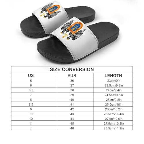 Lima Coat of Arms Non Slip Slides Sandals for Women Men Quick Drying Shower Shoes for Bathroom Pool Beach2