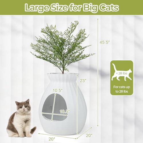 Caja sanitaria para gatos Giantex con sistema electrónico miniatura 7