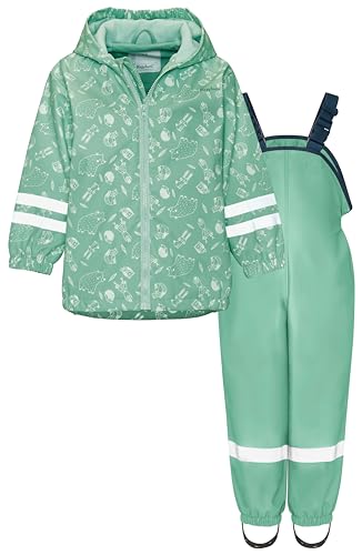 Playshoes Zweiteiliger Regenanzug Fleece-Futter, Gefütterter Matschanzug