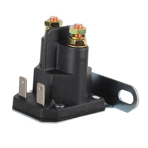 YARNOW 1 Pc Relé Solenoide De Arranque para Segadora Parte del Cortacésped Suministros para Cortadoras De Césped Solenoide del Cortacésped Accesorios para Cortacésped Cobre Black