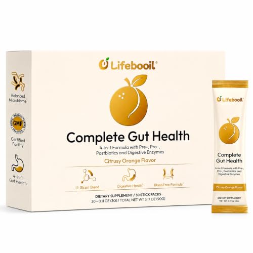 Lifebooil Probiotic Powder with Digestive Enzymes Packets
