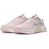 Nike Womens Metcon 8 Trainers Do9327 Sneakers Shoes (Light Soft Pink/Light Orewood Brown/White/Metallic Silver, us_Footwear_Size_System, Adult, Women, Numeric, Medium, Numeric_7)