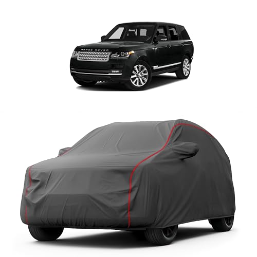 Image of Heavy-Duty Car Cover for Compatible with Land Rover Range Rover (2009 to 2025 All Models) Deluxe Car Protection Cover - Waterproof & UV-Resistant All-Season Exterior Protection