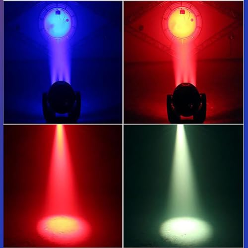 Weikass Led 19x15W Zoom Wash Beam Dmx512 Moving Head Stage Lighting Dj Club Wedding Party Christmas Colors Gobos Light Show (1 Light) by Weikass - Used condition - Image 5