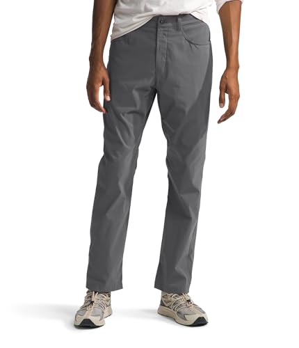 The North Face Men's Sprag 5-Pocket Pant - Moisture Wicking, Water Repellent Finish, UPF 40+ Sun Protection, Belt Loops, Smoked Pearl-NPF, 36