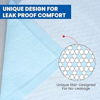 Waterproof Comfortz Incontinence Bed Pads 90 x 60cm, 30 Sheets, Disposable - 1100ml Highly Absorbent Soft Wetting Sheets, Odorless & Leak Proof Bed Pads – Suitable for Mattress, Sofa or Chair