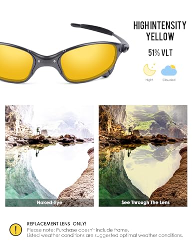 Image of BLAZERBUCK Anti-salt Polarized Replacement Lenses & Sock Kit for Oakley Juliet Sunglass