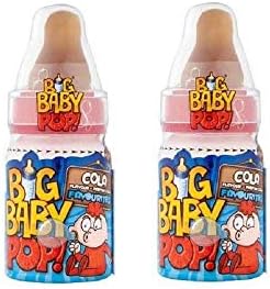 Big Baby Pop Hard Candy & Dextrose Powder Cola Pack of 2