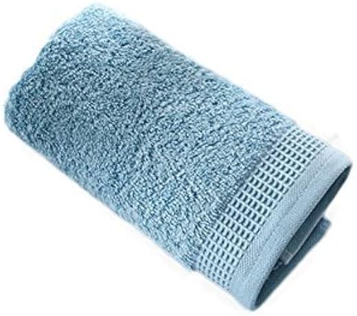 Generic washcloth 100% Egyptian cotton natural Soft (sky blue)