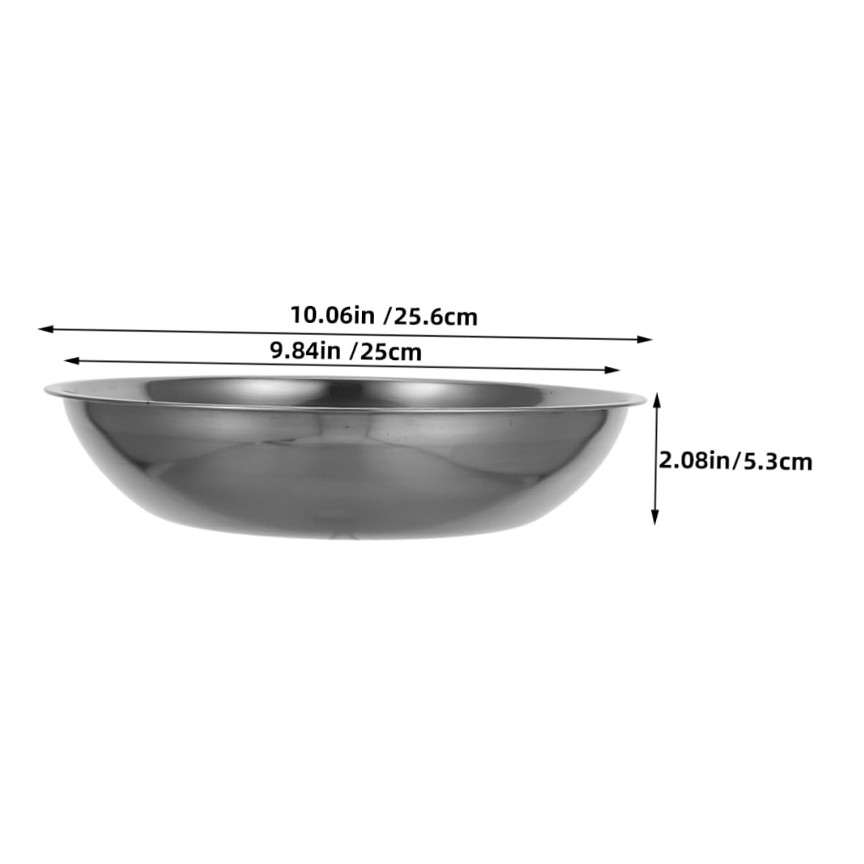 Ciieeo 2-Piece Stainless Steel Scale Tray Kitchen Scale Bowl Baking Bowl Small Baking Cooking
