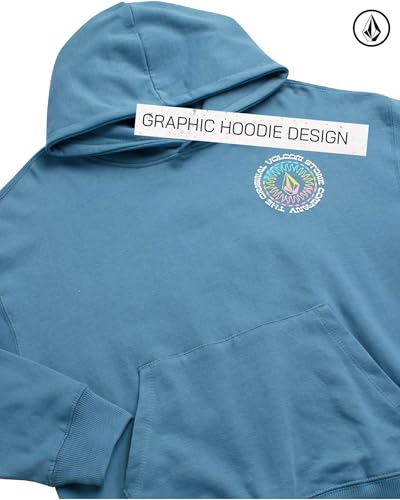 Image of Volcom Boys Hoodie - Long Sleeve Pullover Graphic Hoodie Sweatshirt - Warm Casual Hoodies for Boys (8-20)