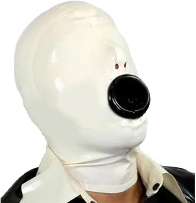 Sex Würgen Bondage SM Maske Latexmaske Mit Knebel BDSM Knebel/Gag Maske ...