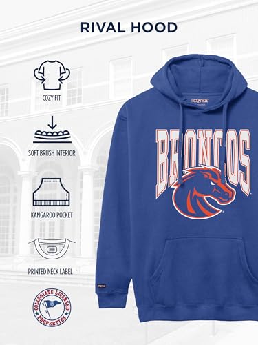 Image of JanSport NCAA Officially Licensed Rival Hoodie, Long Sleeve Unisex Sweatshirt, Cotton-Polyester Blend, Double-Layered Hood