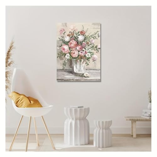 Impression d'art mural de fleurs en bouteilles avec cadre intérieur - 2