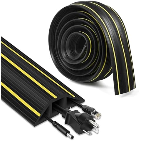 SUZALD 10ft Floor Cord Cover Cover