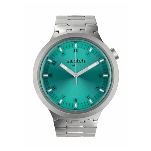 SWATCH Reloj Hombres de Cuarzo con Correa en Acero Inoxidable SB07S100G