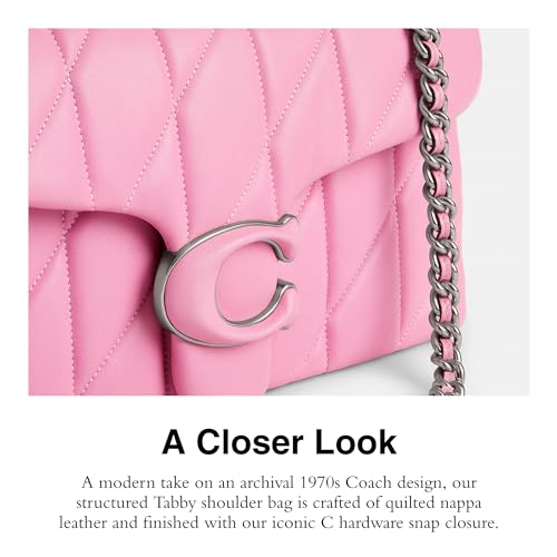 Image of Coach Women's Quilted Tabby Shoulder Bag 26 | Quilted