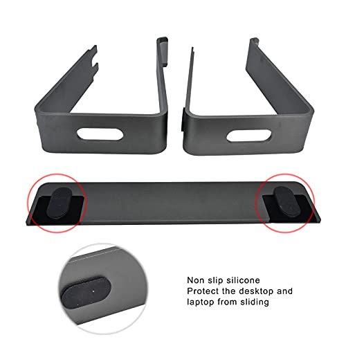 Aluminum Laptop Stand, Metal Computer Riser, Laptop Stand for Desk miniatura 5