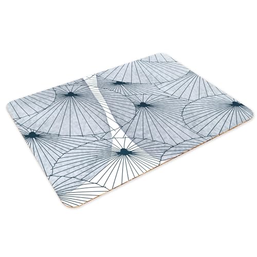 Set de table japonais en liège grand format pour repas élégant
