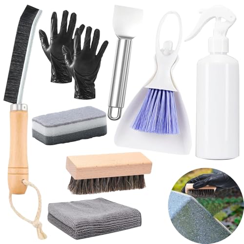 8 Pcs Headstone Cleaner Kit for Cleaning Granite Tombstones in Ce...