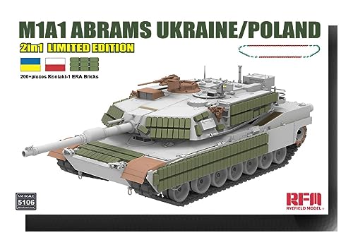 Char M1A1 Abrams Ukraine Rye Field Model 5106, maquette militaire 1:35 édition limitée