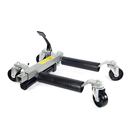 Xtremepowerus 25999-1 Wheel Dolly Hydraulic Car Positioning Dollies (Pair) 2Pc Positioning Jack Truck Rv Trailer Jack/Dolly Foot Pedal thumb #5