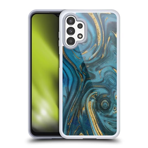 Carcasa Samsung Galaxy A13 protectora de gel suave LebensArt Sueños cerúleos Geo