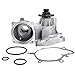 A-Premium Engine Water Pump with Gasket Compatible with BMW E34 Series 530i 540i 1994-1995 E32 Series 740i 740iL 1993-1994 V8 3.0L 4.0L Gas