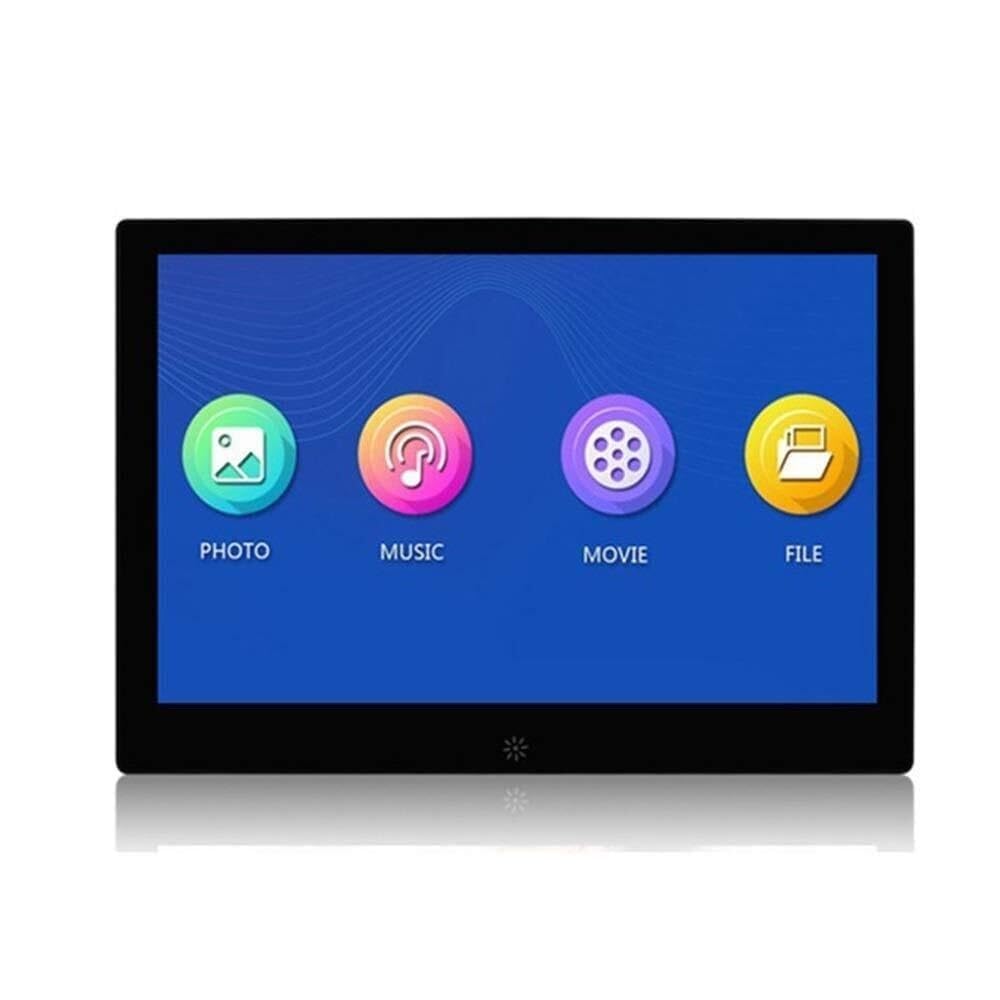 13,3 Zoll Digitaler Bilderrahmen Touchscreen HD IPS Display Musik Video Player Kalender Alarm USB / SD Unterstützung